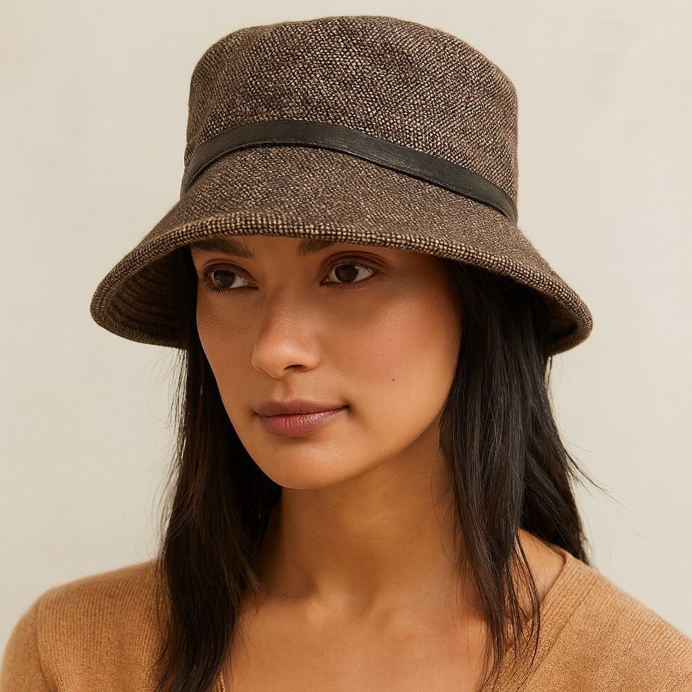 Banana Republic  Tweed Wool Blend Bucket Hat S/M